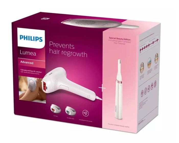 脱毛・除毛 PHILIPS Lumea Advanced SC1997/70 Philips Lumea BRI923 Advanced IPL Hair Removal